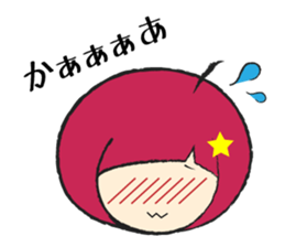 A girl  fall in love sticker #990804