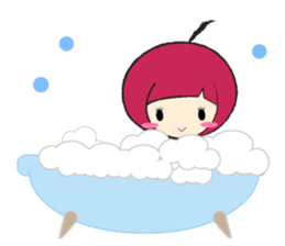 A girl  fall in love sticker #990806