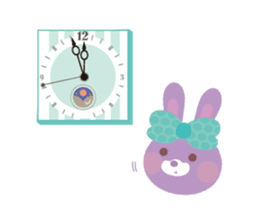 Small rabbit fell in love.ver2 sticker #990967