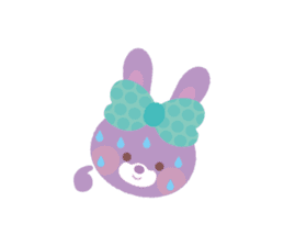 Small rabbit fell in love.ver2 sticker #991001