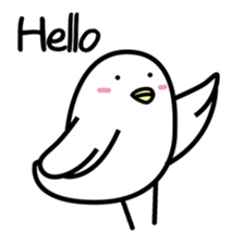 Pigeon Bianco(English Ver.) sticker #991847