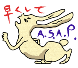 Odd animals chatterbox sticker #991936