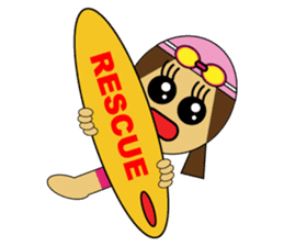 Kawaii Swimming sticker #992042