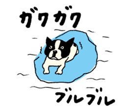 MANGA "French Bulldog in Japan." sticker #992417
