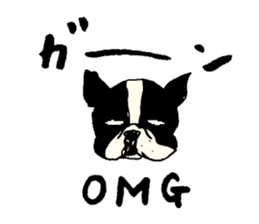 MANGA "French Bulldog in Japan." sticker #992425