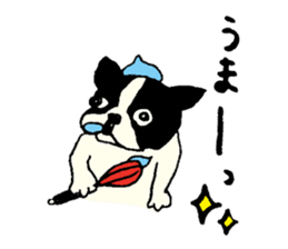 MANGA "French Bulldog in Japan." sticker #992428