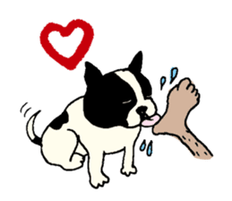 MANGA "French Bulldog in Japan." sticker #992429