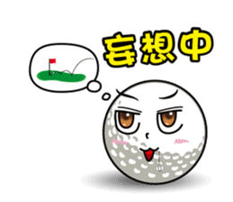 LOVE GOLF sticker #992488