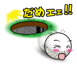 LOVE GOLF sticker #992491