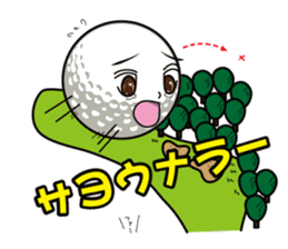 LOVE GOLF sticker #992492