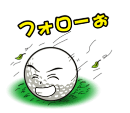 LOVE GOLF sticker #992494