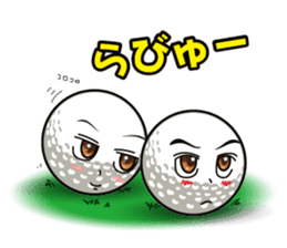 LOVE GOLF sticker #992496