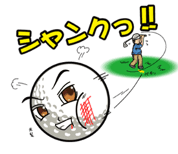 LOVE GOLF sticker #992497