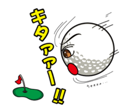 LOVE GOLF sticker #992498