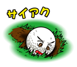 LOVE GOLF sticker #992499
