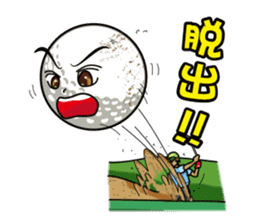 LOVE GOLF sticker #992502