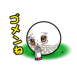 LOVE GOLF sticker #992508