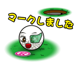 LOVE GOLF sticker #992518