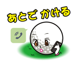 LOVE GOLF sticker #992524