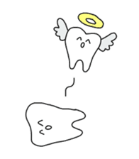 Teeth and pleasant friends sticker #992997
