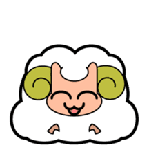 It's the Plump Sheep. sticker #993088