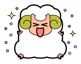 It's the Plump Sheep. sticker #993089