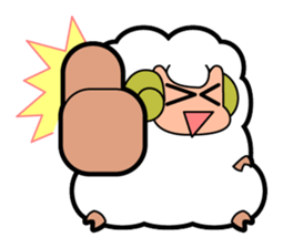 It's the Plump Sheep. sticker #993090