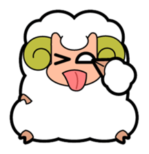 It's the Plump Sheep. sticker #993094