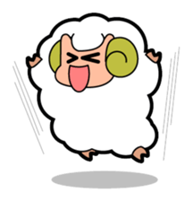 It's the Plump Sheep. sticker #993096