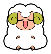 It's the Plump Sheep. sticker #993097
