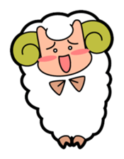 It's the Plump Sheep. sticker #993098