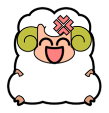 It's the Plump Sheep. sticker #993100