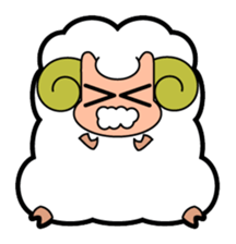 It's the Plump Sheep. sticker #993102