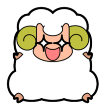 It's the Plump Sheep. sticker #993103