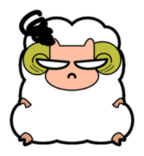 It's the Plump Sheep. sticker #993106