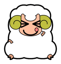 It's the Plump Sheep. sticker #993107