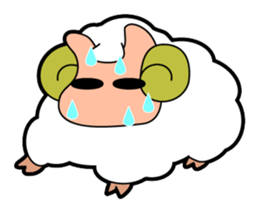 It's the Plump Sheep. sticker #993108