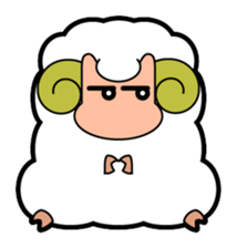 It's the Plump Sheep. sticker #993109