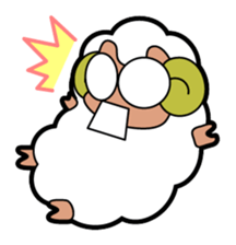 It's the Plump Sheep. sticker #993110