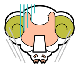 It's the Plump Sheep. sticker #993111