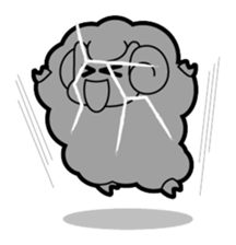 It's the Plump Sheep. sticker #993112