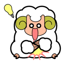It's the Plump Sheep. sticker #993113