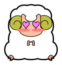 It's the Plump Sheep. sticker #993114