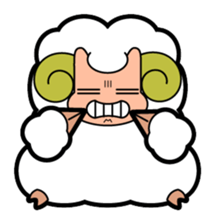 It's the Plump Sheep. sticker #993115