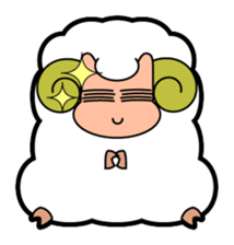It's the Plump Sheep. sticker #993116