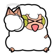 It's the Plump Sheep. sticker #993118
