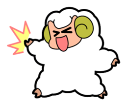 It's the Plump Sheep. sticker #993122