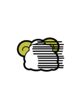 It's the Plump Sheep. sticker #993124