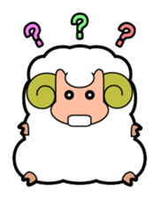 It's the Plump Sheep. sticker #993126