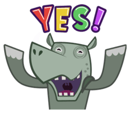 Amusing animal friends / Team Africa sticker #993134